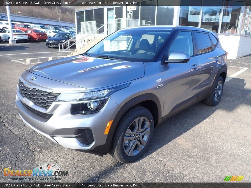 2021 Kia Seltos LX AWD Steel Gray / Black Photo #5