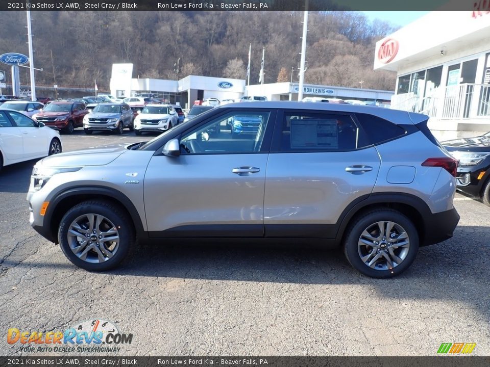 2021 Kia Seltos LX AWD Steel Gray / Black Photo #6