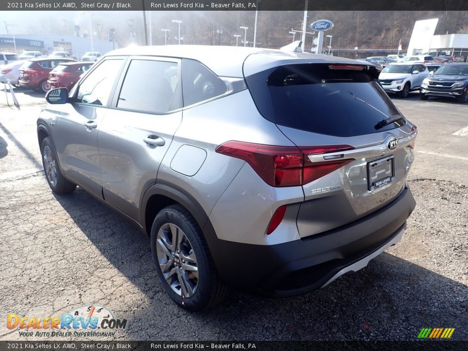2021 Kia Seltos LX AWD Steel Gray / Black Photo #7