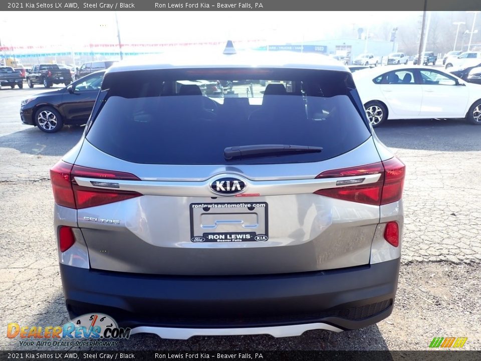 2021 Kia Seltos LX AWD Steel Gray / Black Photo #8