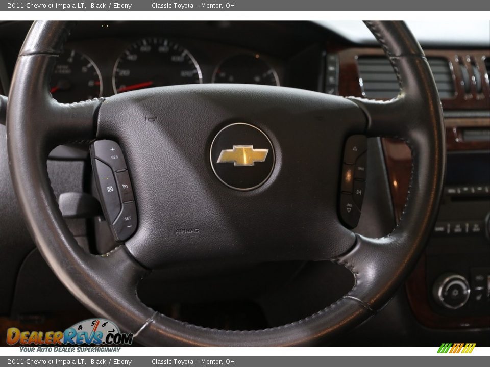 2011 Chevrolet Impala LT Black / Ebony Photo #9