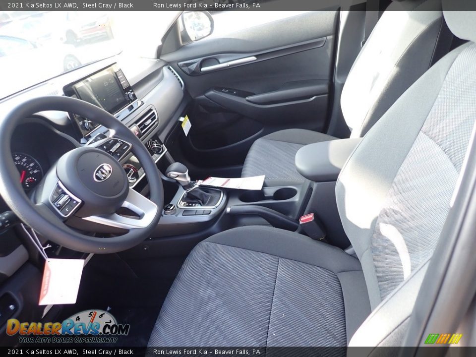 2021 Kia Seltos LX AWD Steel Gray / Black Photo #12