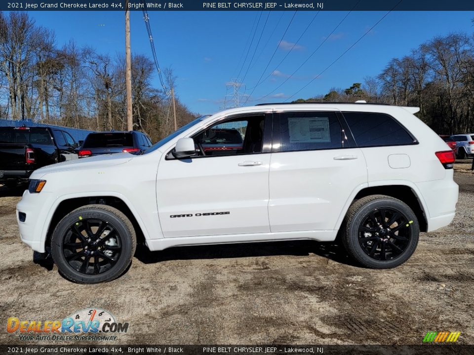 Bright White 2021 Jeep Grand Cherokee Laredo 4x4 Photo #4