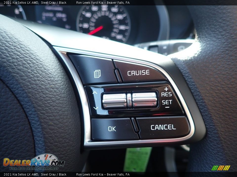 2021 Kia Seltos LX AWD Steel Gray / Black Photo #17