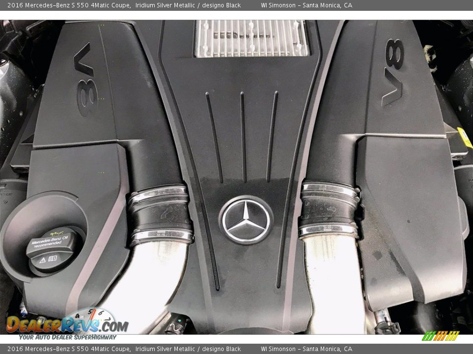 2016 Mercedes-Benz S 550 4Matic Coupe Iridium Silver Metallic / designo Black Photo #32