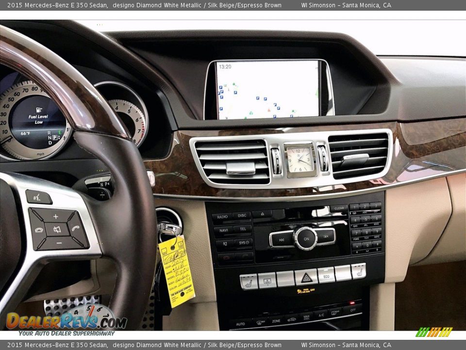 2015 Mercedes-Benz E 350 Sedan designo Diamond White Metallic / Silk Beige/Espresso Brown Photo #5