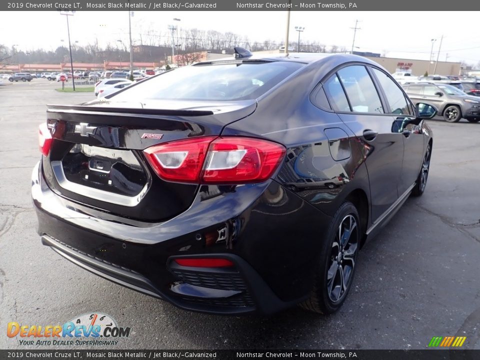 2019 Chevrolet Cruze LT Mosaic Black Metallic / Jet Black/­Galvanized Photo #8