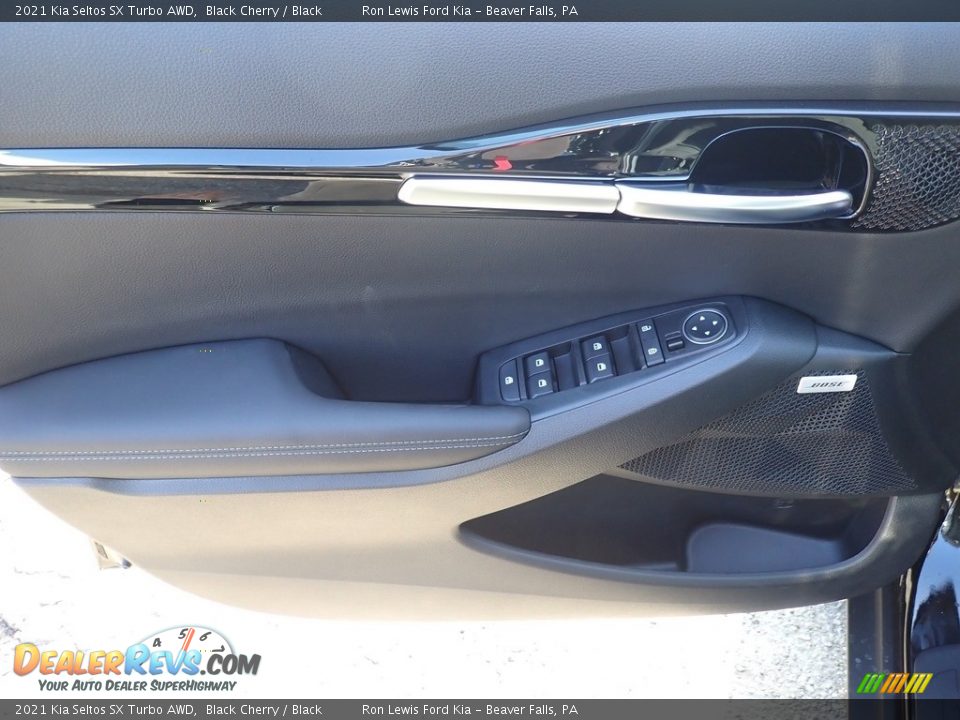 2021 Kia Seltos SX Turbo AWD Black Cherry / Black Photo #13