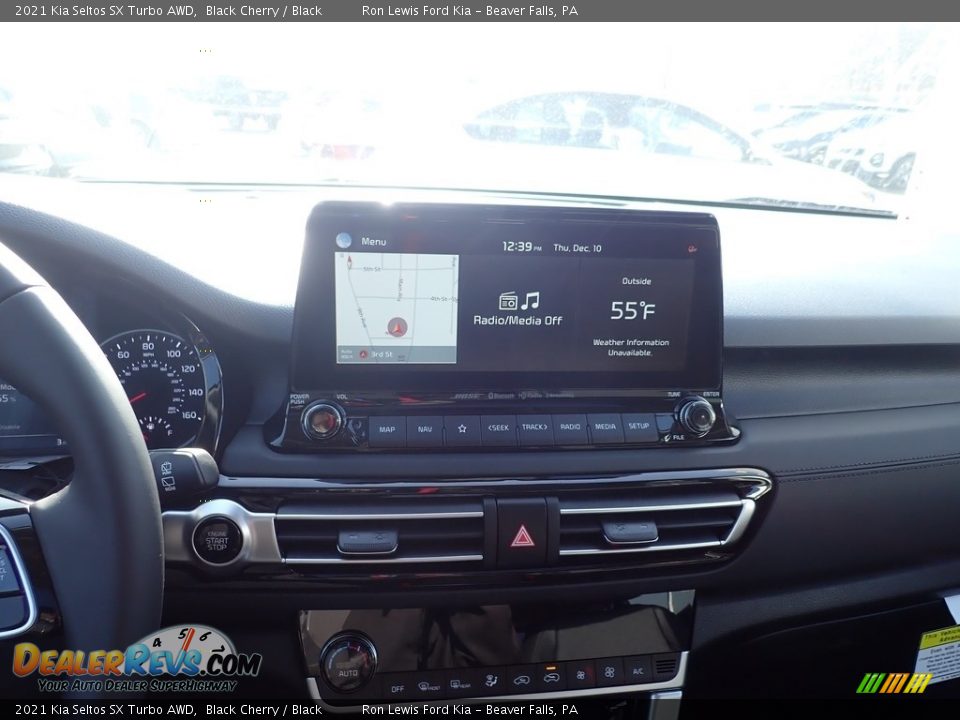 2021 Kia Seltos SX Turbo AWD Black Cherry / Black Photo #15