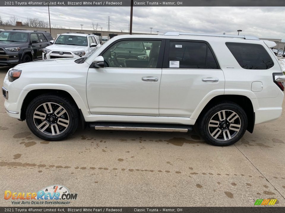 2021 Toyota 4Runner Limited 4x4 Blizzard White Pearl / Redwood Photo #1