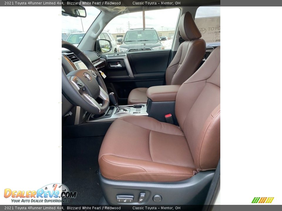 2021 Toyota 4Runner Limited 4x4 Blizzard White Pearl / Redwood Photo #2