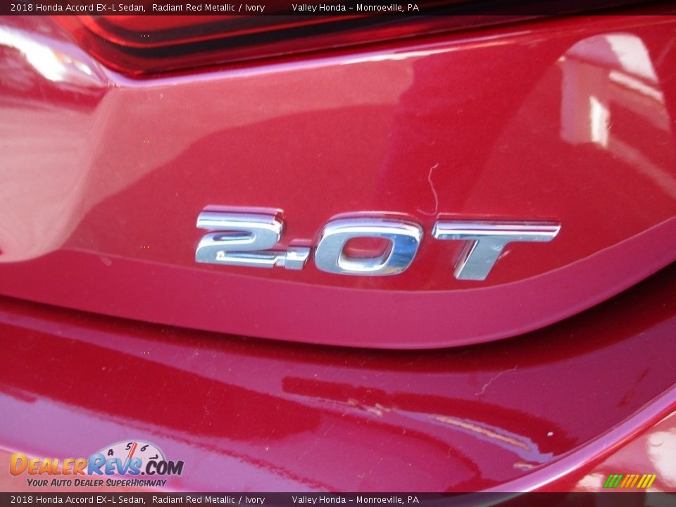 2018 Honda Accord EX-L Sedan Radiant Red Metallic / Ivory Photo #5