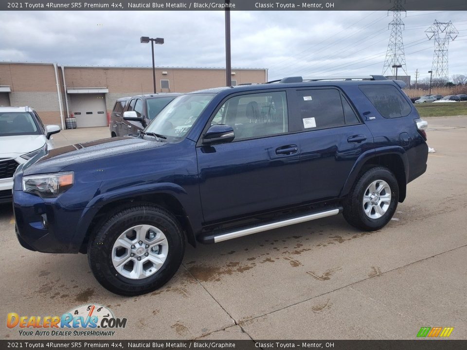 2021 Toyota 4Runner SR5 Premium 4x4 Nautical Blue Metallic / Black/Graphite Photo #1