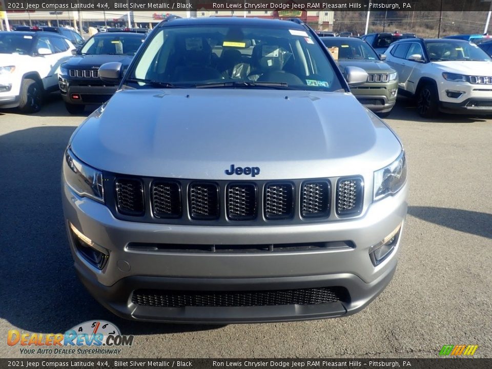 2021 Jeep Compass Latitude 4x4 Billet Silver Metallic / Black Photo #2