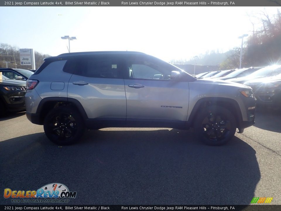 2021 Jeep Compass Latitude 4x4 Billet Silver Metallic / Black Photo #4