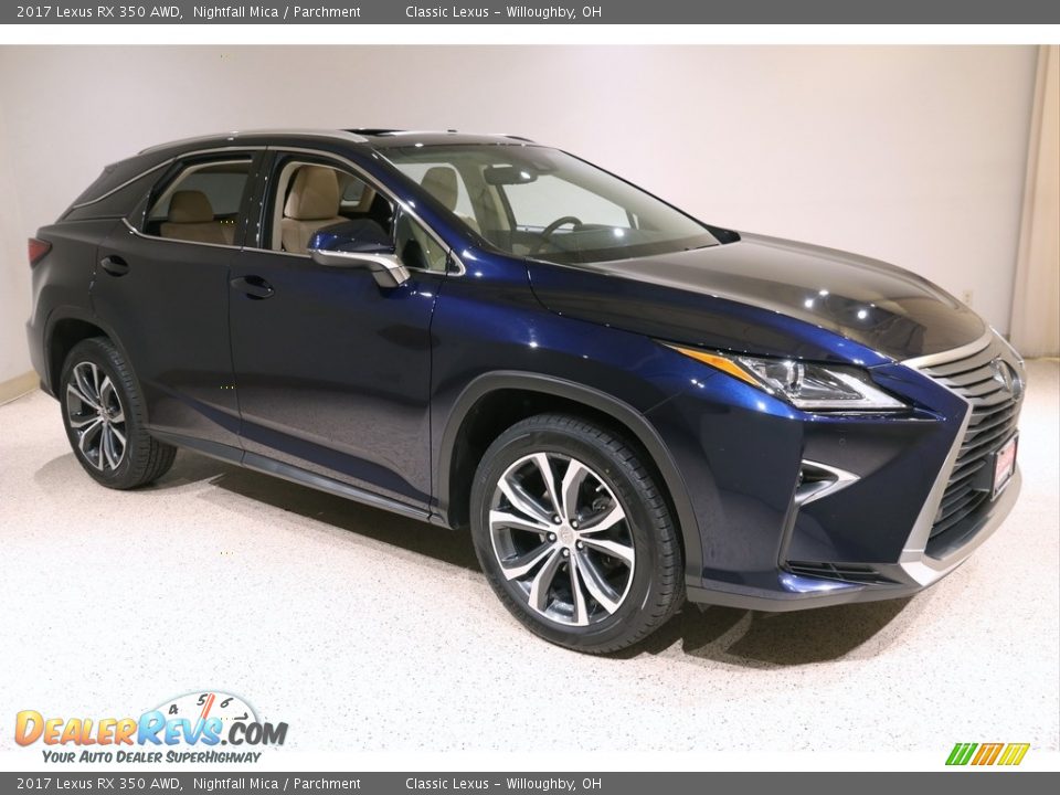 2017 Lexus RX 350 AWD Nightfall Mica / Parchment Photo #1