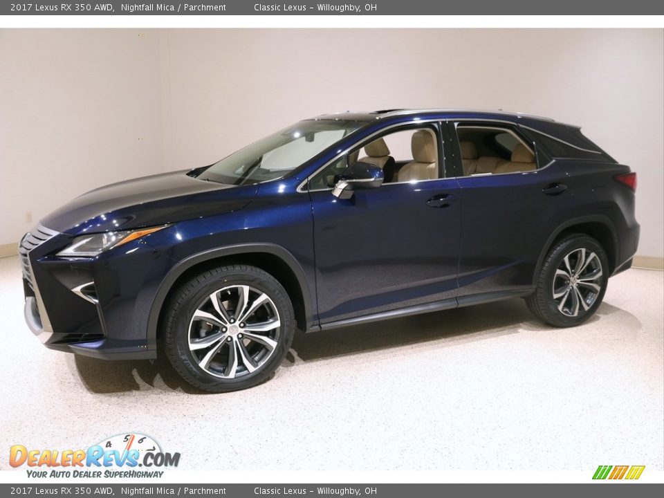 2017 Lexus RX 350 AWD Nightfall Mica / Parchment Photo #3