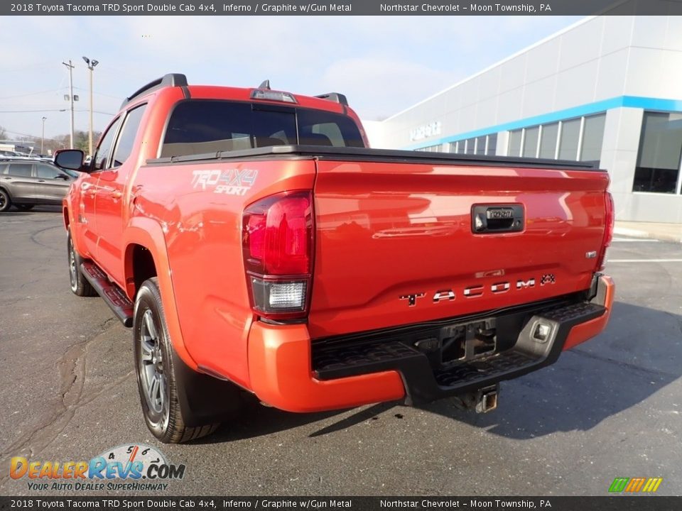 2018 Toyota Tacoma TRD Sport Double Cab 4x4 Inferno / Graphite w/Gun Metal Photo #5