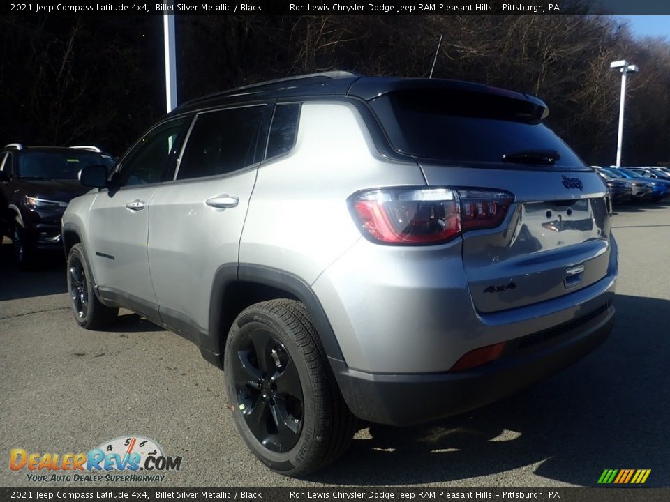 2021 Jeep Compass Latitude 4x4 Billet Silver Metallic / Black Photo #8