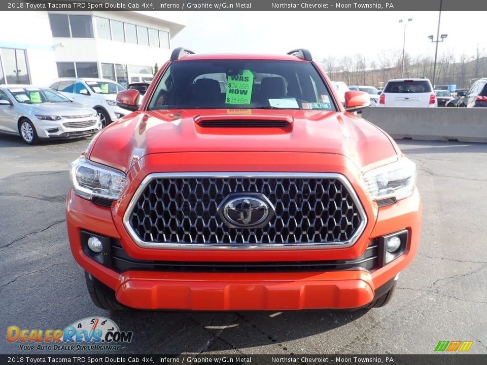 2018 Toyota Tacoma TRD Sport Double Cab 4x4 Inferno / Graphite w/Gun Metal Photo #12