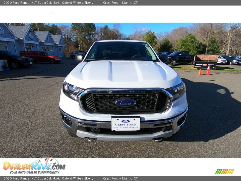 2020 Ford Ranger XLT SuperCab 4x4 Oxford White / Ebony Photo #2