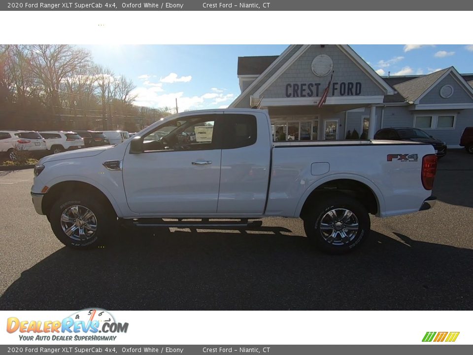 2020 Ford Ranger XLT SuperCab 4x4 Oxford White / Ebony Photo #4