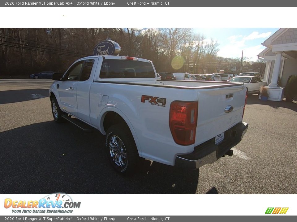 2020 Ford Ranger XLT SuperCab 4x4 Oxford White / Ebony Photo #5