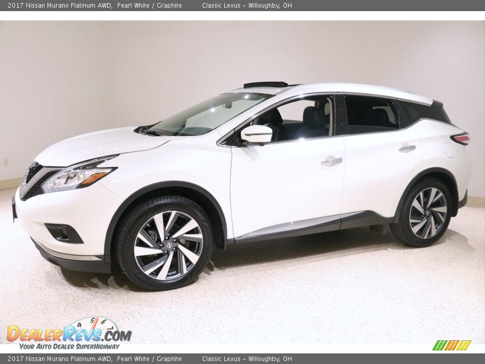 2017 Nissan Murano Platinum AWD Pearl White / Graphite Photo #3