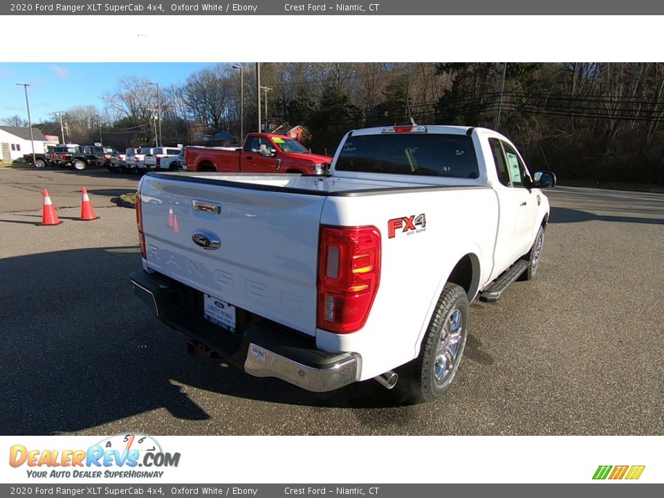 2020 Ford Ranger XLT SuperCab 4x4 Oxford White / Ebony Photo #7