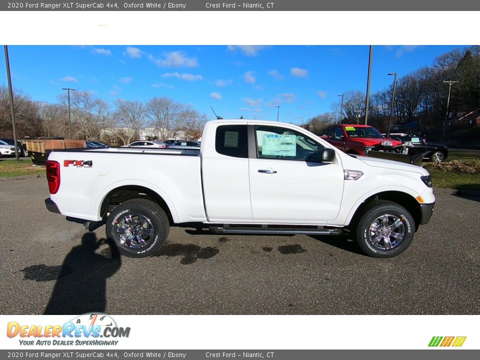2020 Ford Ranger XLT SuperCab 4x4 Oxford White / Ebony Photo #8
