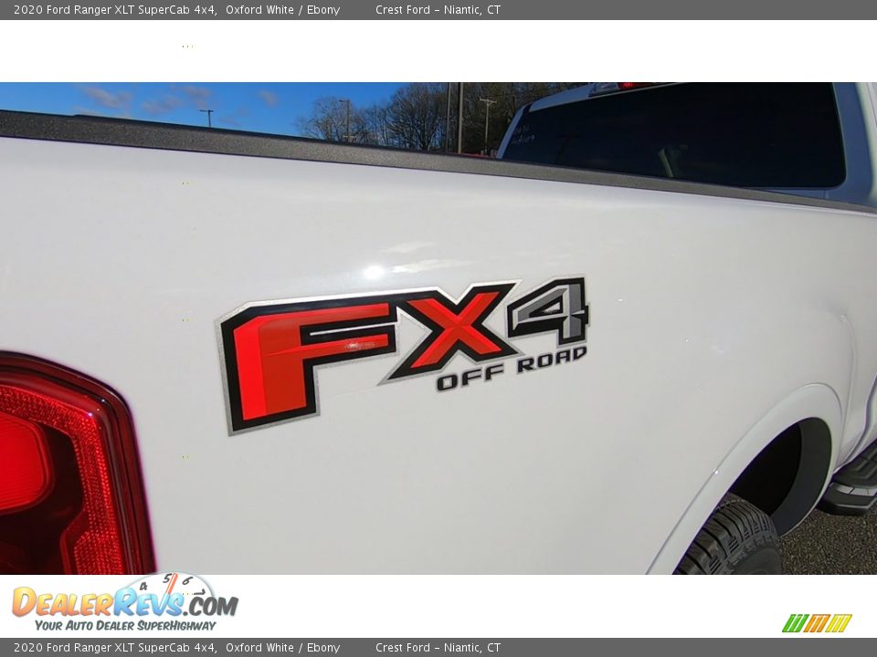 2020 Ford Ranger XLT SuperCab 4x4 Oxford White / Ebony Photo #9