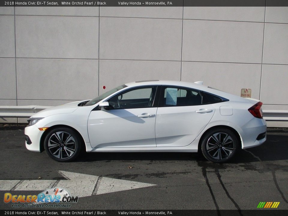 2018 Honda Civic EX-T Sedan White Orchid Pearl / Black Photo #2