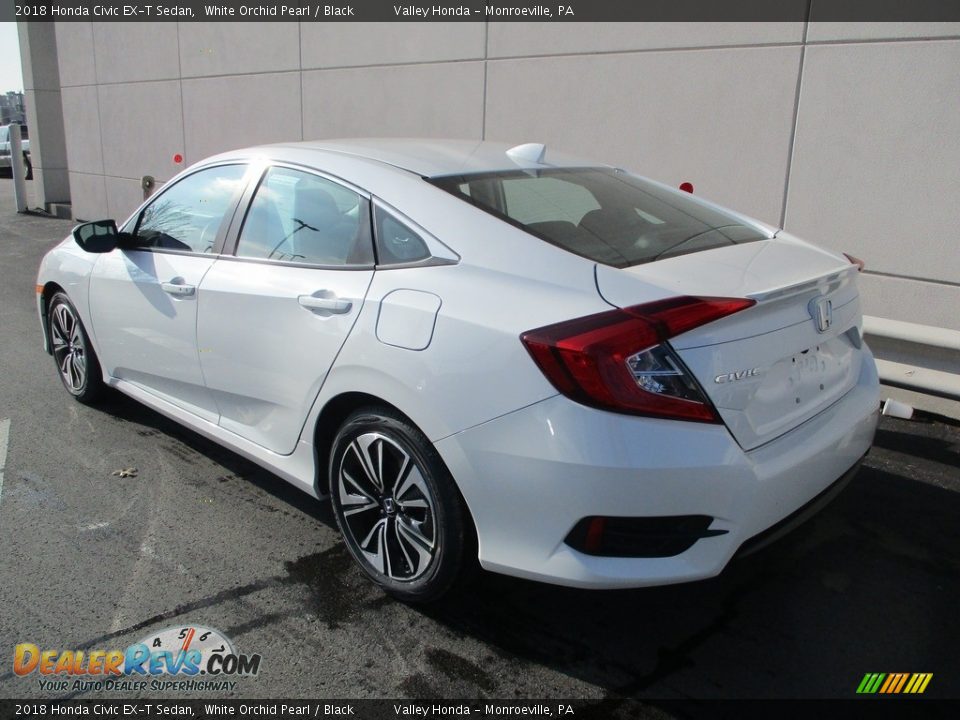 2018 Honda Civic EX-T Sedan White Orchid Pearl / Black Photo #3