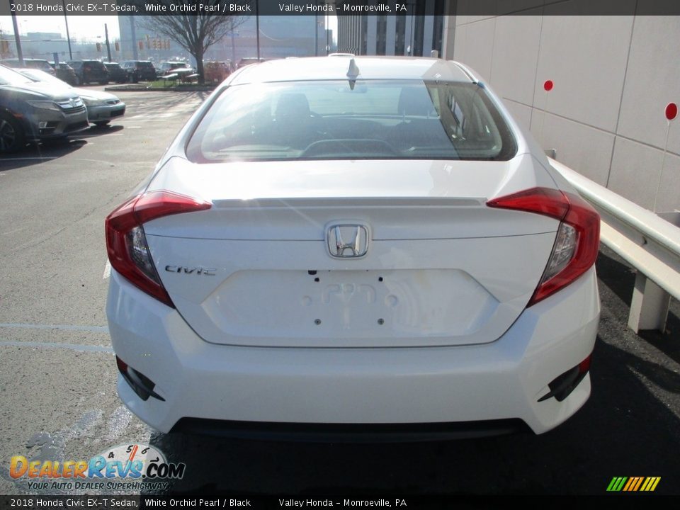 2018 Honda Civic EX-T Sedan White Orchid Pearl / Black Photo #4