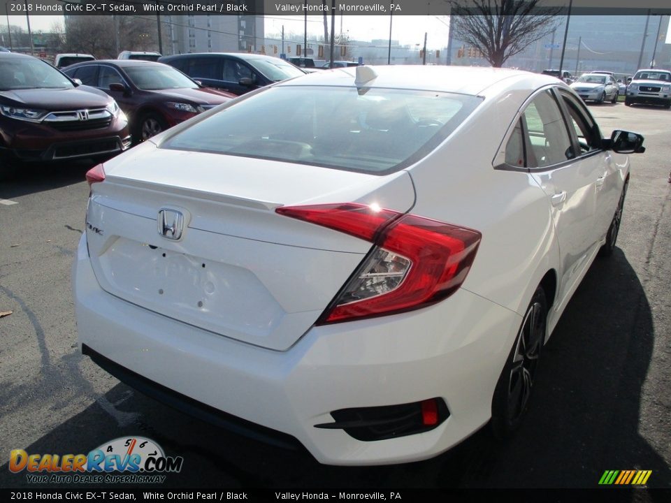 2018 Honda Civic EX-T Sedan White Orchid Pearl / Black Photo #5