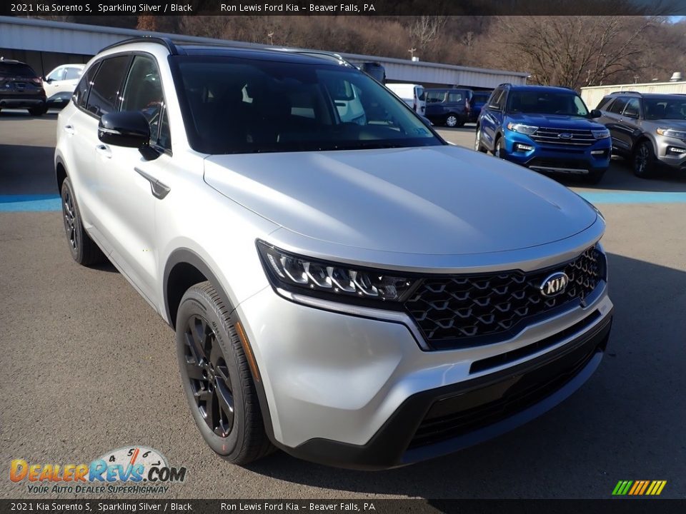 2021 Kia Sorento S Sparkling Silver / Black Photo #3