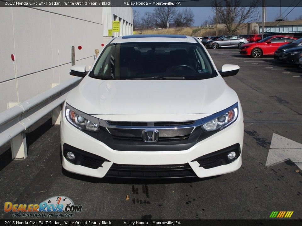 2018 Honda Civic EX-T Sedan White Orchid Pearl / Black Photo #8