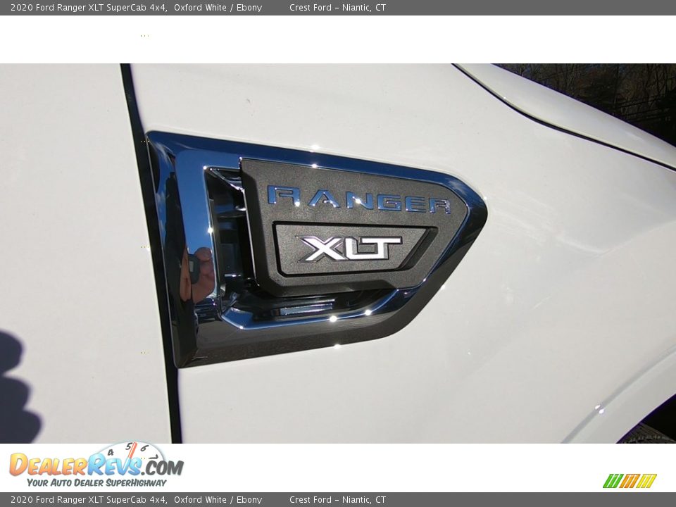 2020 Ford Ranger XLT SuperCab 4x4 Oxford White / Ebony Photo #24