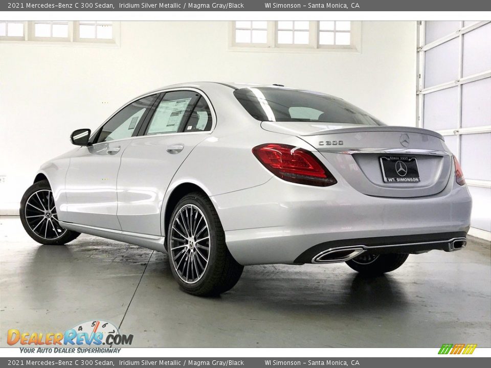 2021 Mercedes-Benz C 300 Sedan Iridium Silver Metallic / Magma Gray/Black Photo #2