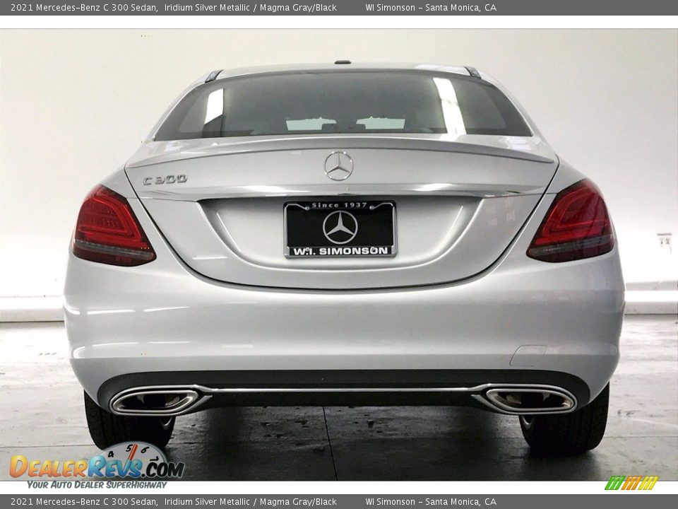 2021 Mercedes-Benz C 300 Sedan Iridium Silver Metallic / Magma Gray/Black Photo #3