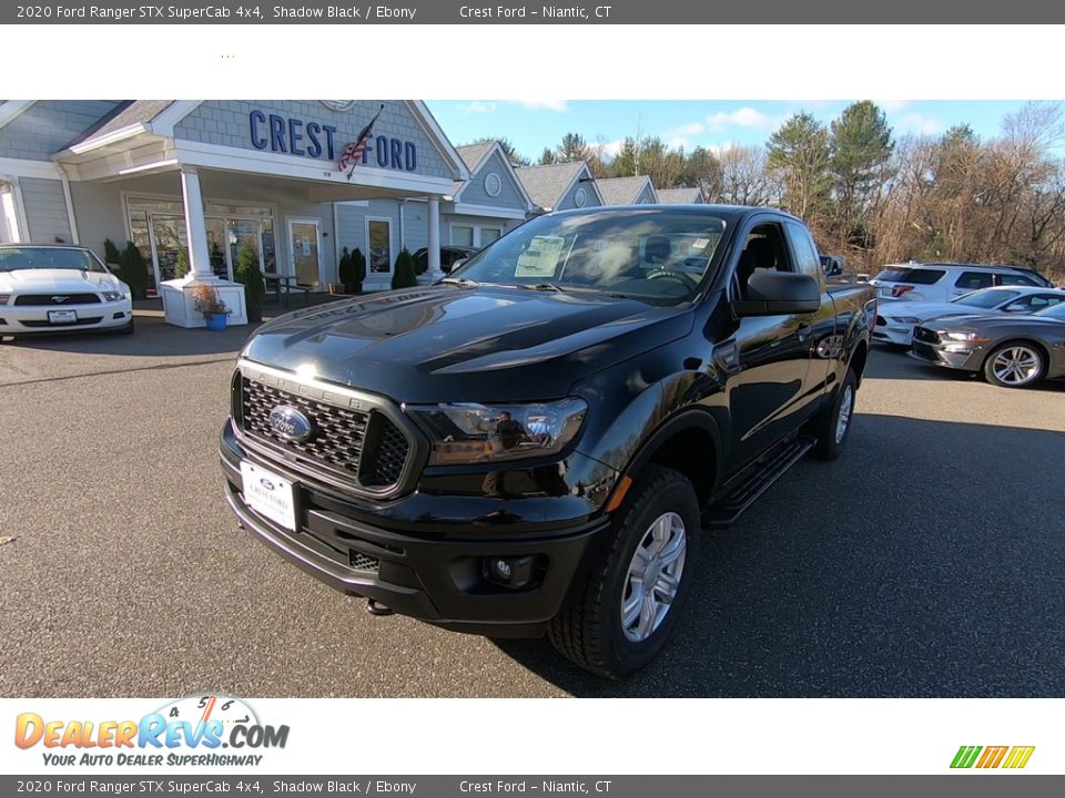 2020 Ford Ranger STX SuperCab 4x4 Shadow Black / Ebony Photo #3