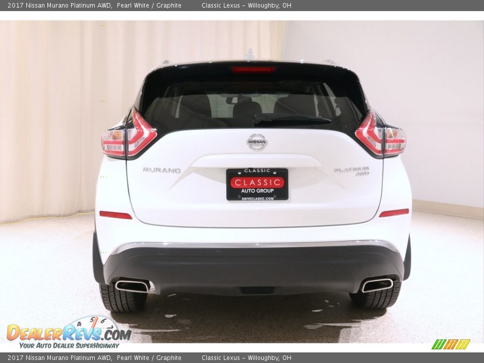 2017 Nissan Murano Platinum AWD Pearl White / Graphite Photo #26