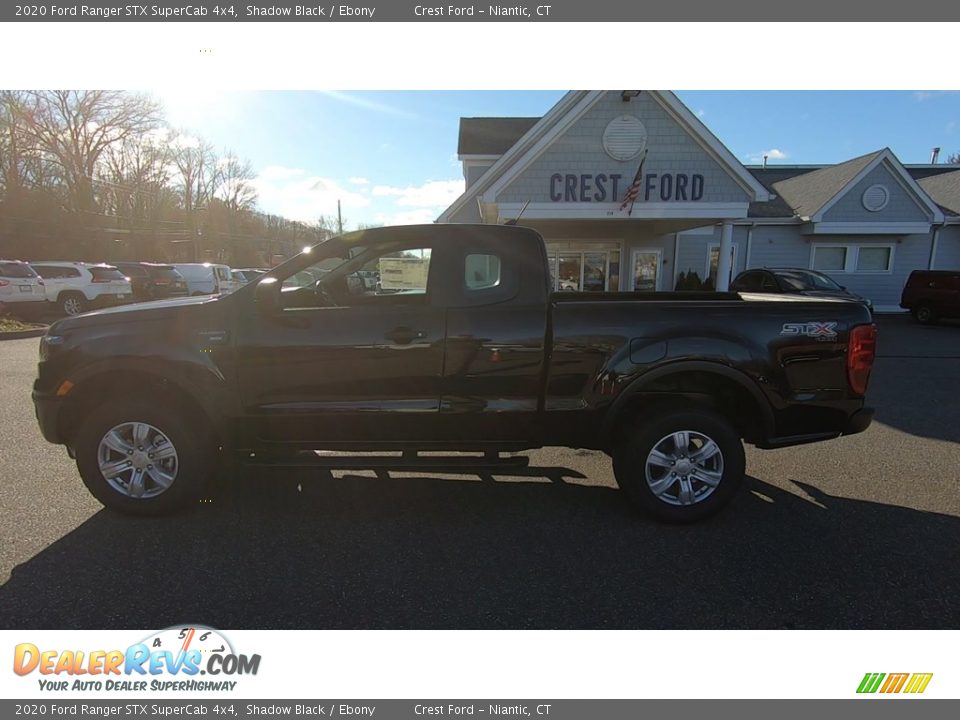 2020 Ford Ranger STX SuperCab 4x4 Shadow Black / Ebony Photo #4