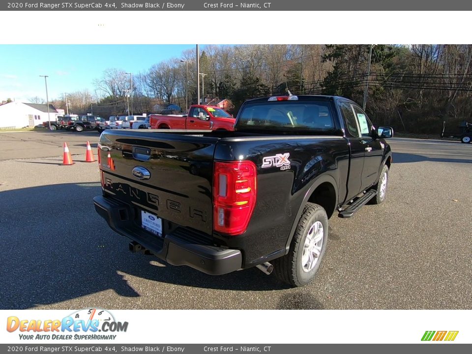 2020 Ford Ranger STX SuperCab 4x4 Shadow Black / Ebony Photo #7