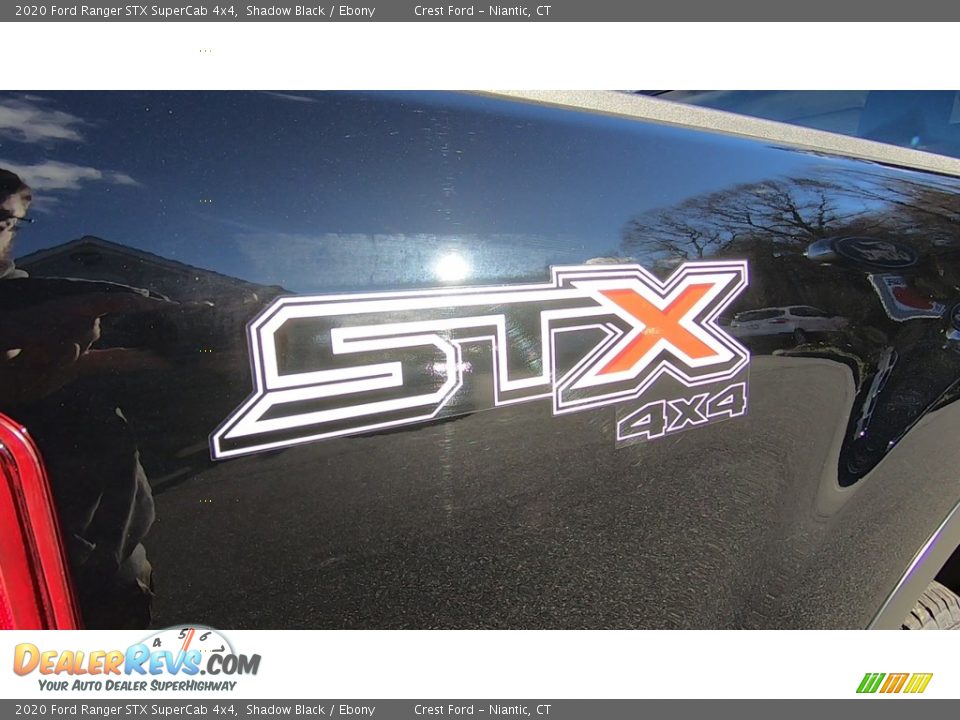 2020 Ford Ranger STX SuperCab 4x4 Shadow Black / Ebony Photo #9