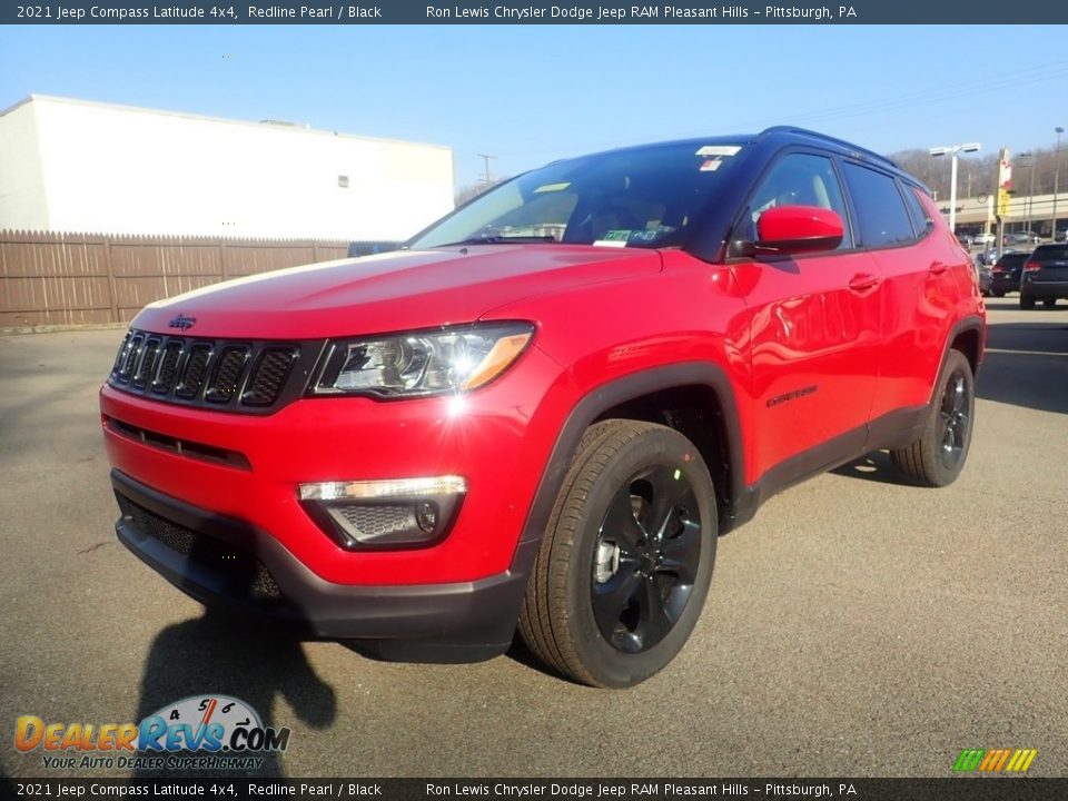 2021 Jeep Compass Latitude 4x4 Redline Pearl / Black Photo #1