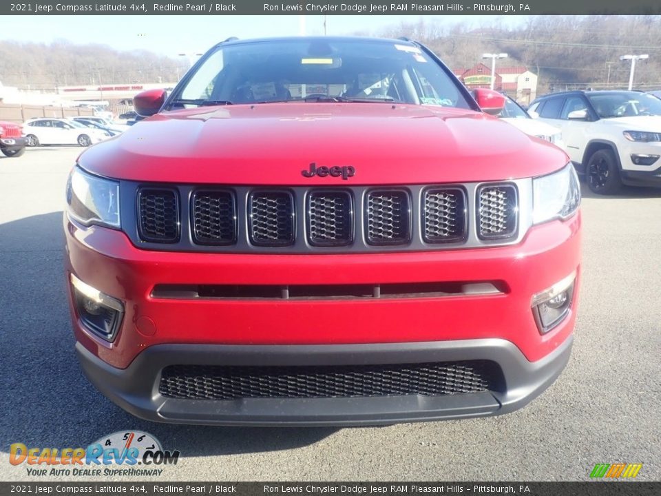 2021 Jeep Compass Latitude 4x4 Redline Pearl / Black Photo #2