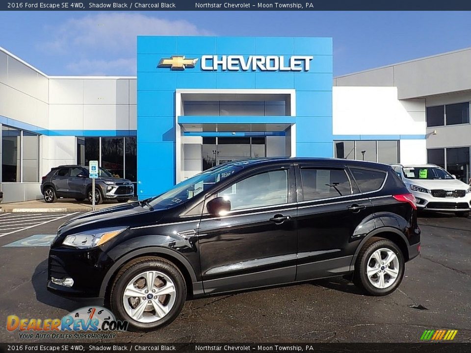 2016 Ford Escape SE 4WD Shadow Black / Charcoal Black Photo #1