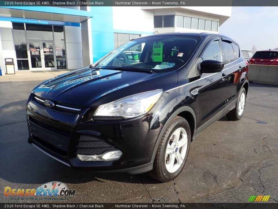 2016 Ford Escape SE 4WD Shadow Black / Charcoal Black Photo #2