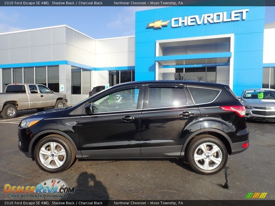 2016 Ford Escape SE 4WD Shadow Black / Charcoal Black Photo #3